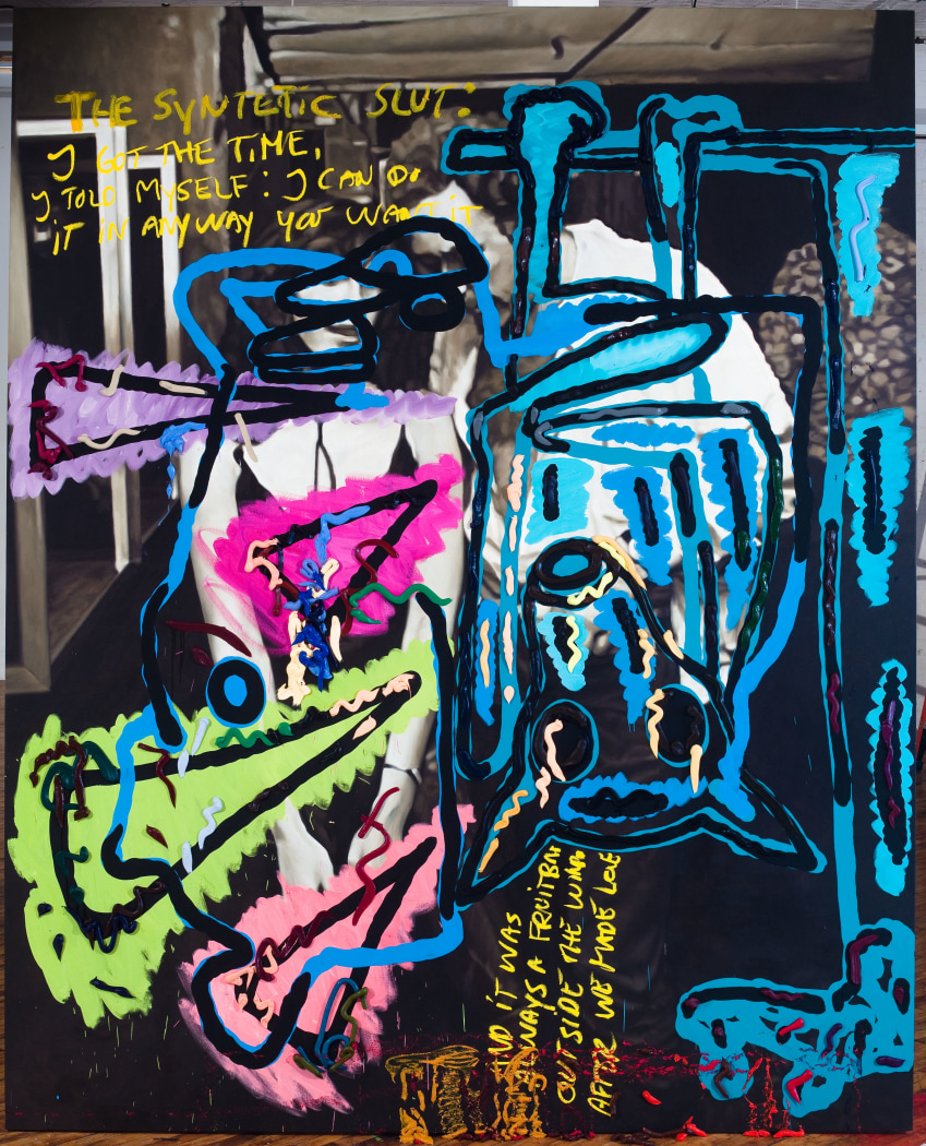 Untitled, 2010, oil on canvas, 118 x 95 x 2 inches