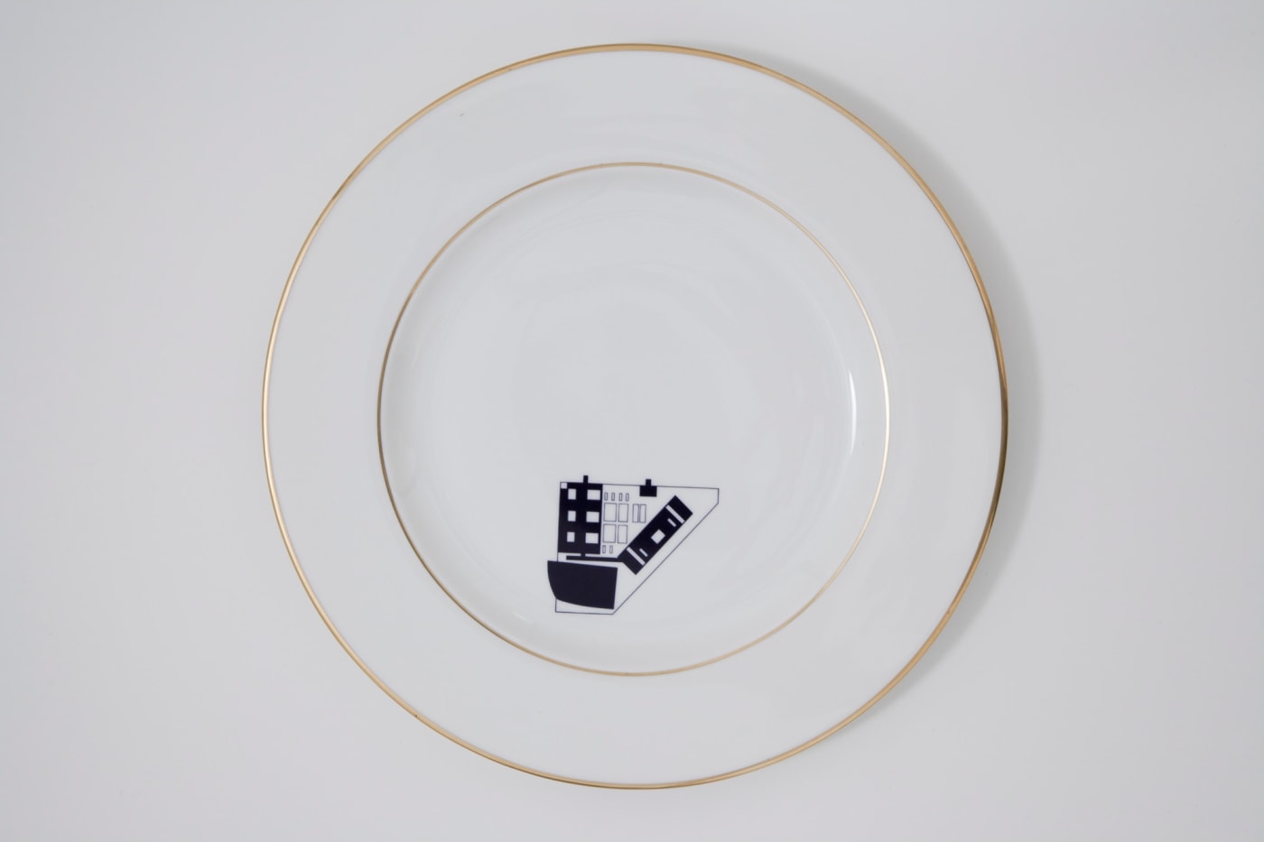 John Knight Autotypes, A Work In Situ, 2011 65 bone china plates variable dimensions