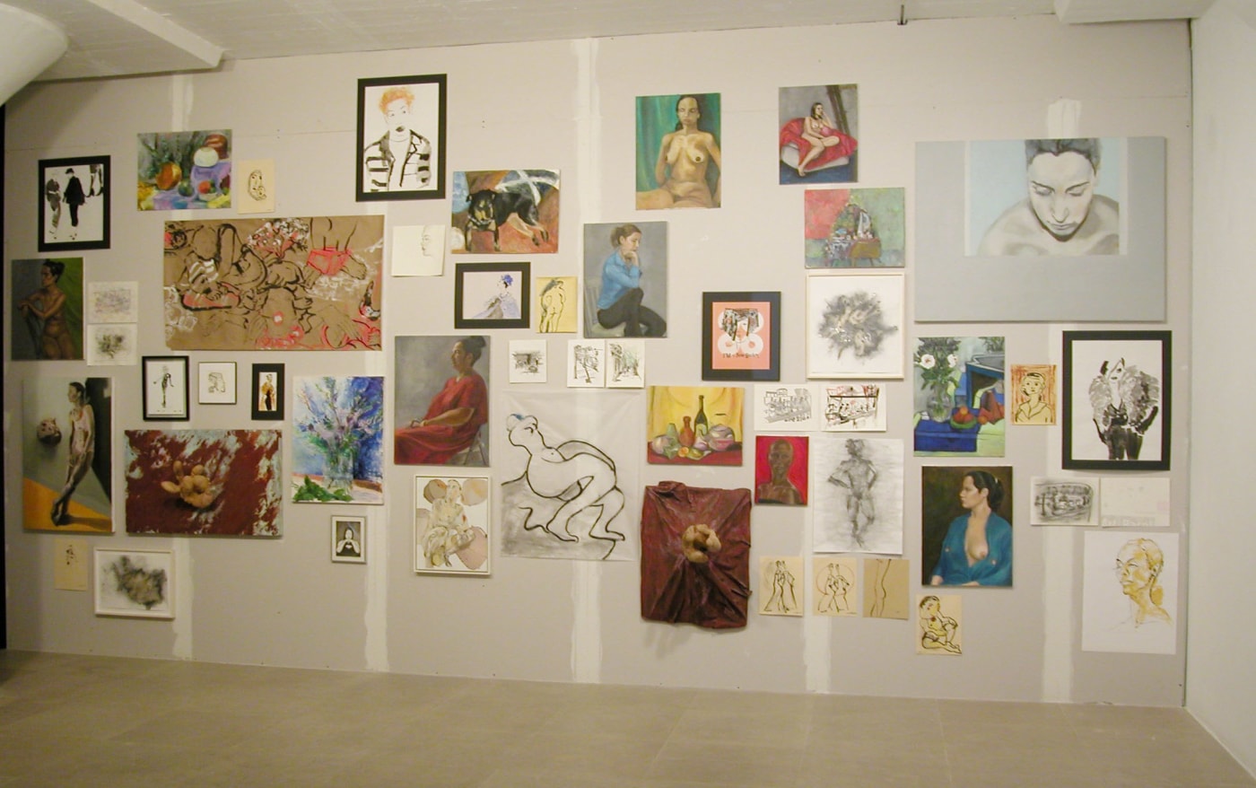 Installation view, Don't Think About Me, I'm Alright, Greene Naftali, New York, 2004