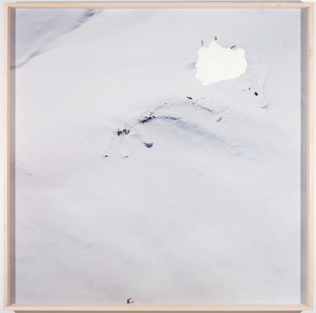 gelitin Hase, 2009 c-print with plasticine, framed 68 x 68 x 5 1/4 inches (framed dimensions) 172.7 x 172.7 x 13.3 cm