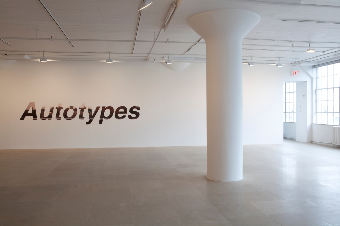 John Knight, Installation view, A Work In Situ, Greene Naftali, New York, 2012