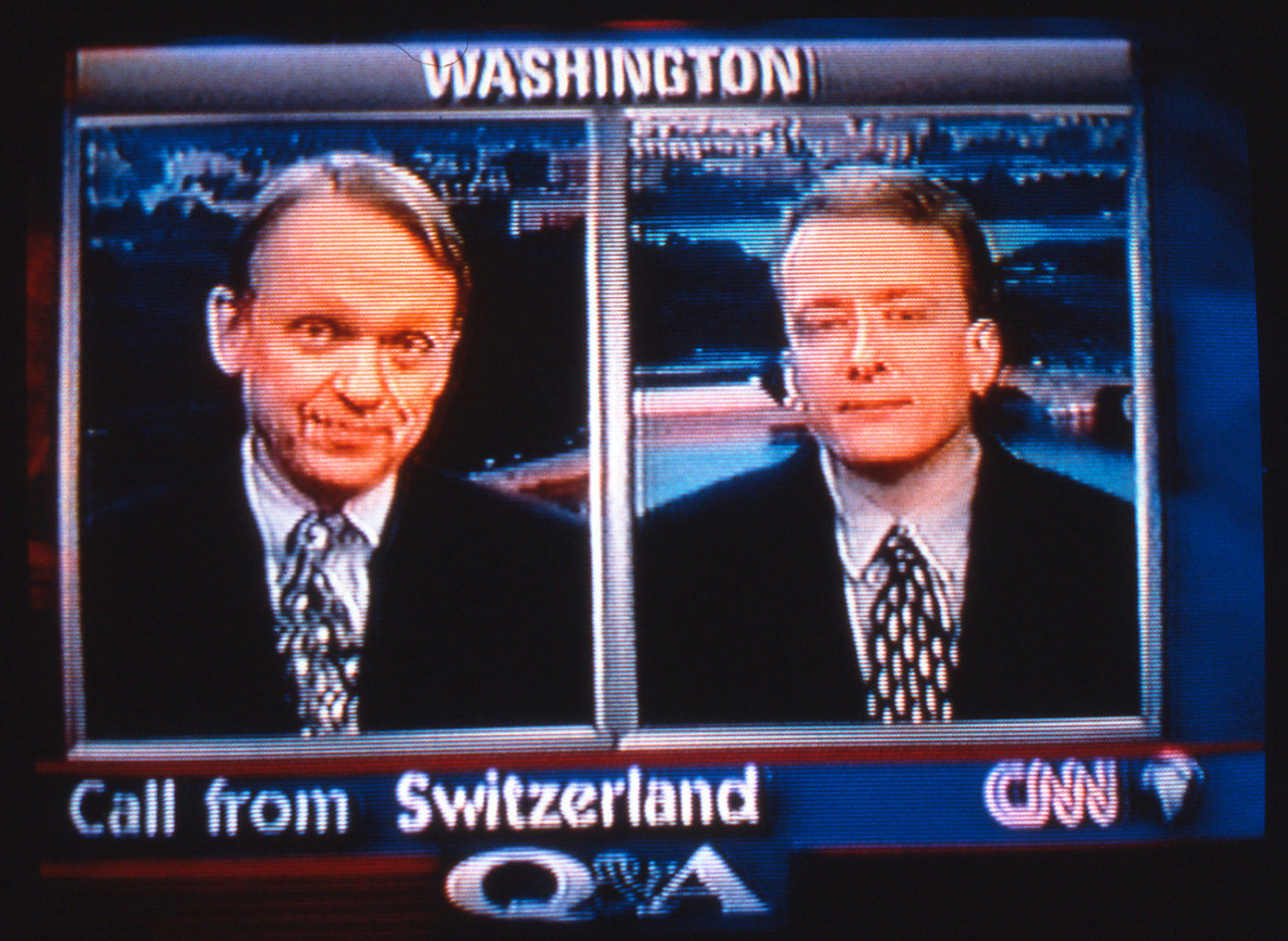 CNN, Questions and Answers, 1997, 33 minute VHS tape (still)