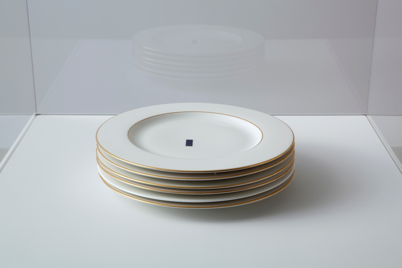 John Knight Autotypes, A Work In Situ, 2011 65 bone china plates variable dimensions
