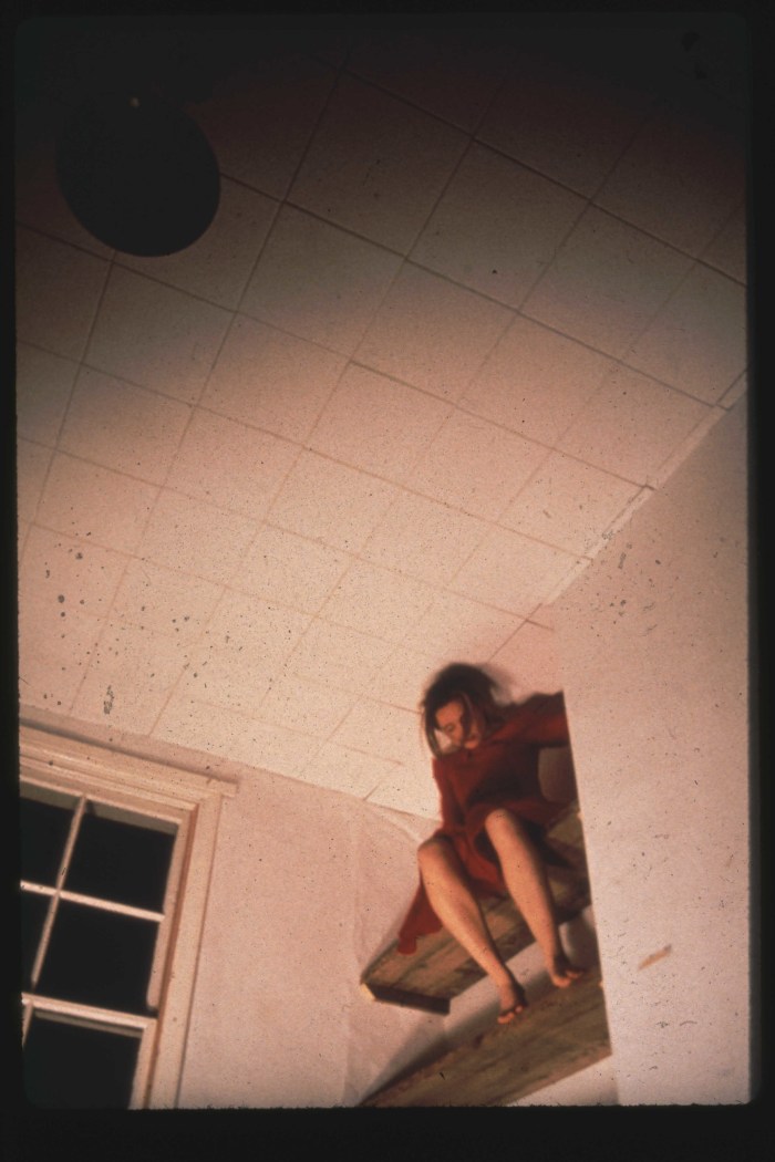 Lucy Gunning, Climbing Around My Room, 1993 (still)