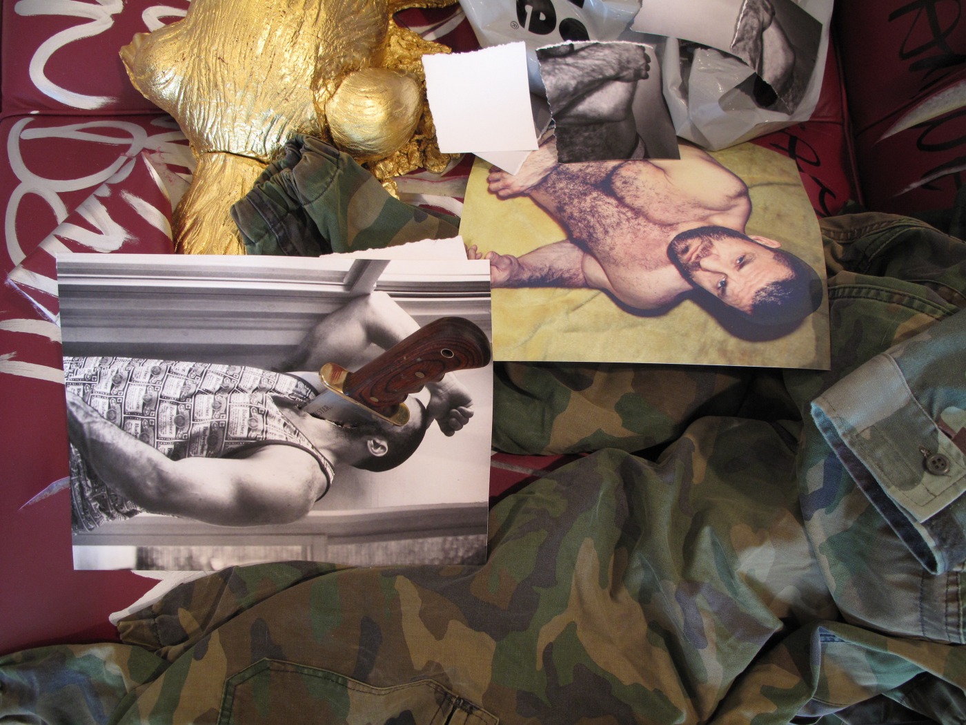 Bjarne Melgaard, Untitled, 2010, mixed media, 42 x 100 x 56 inches