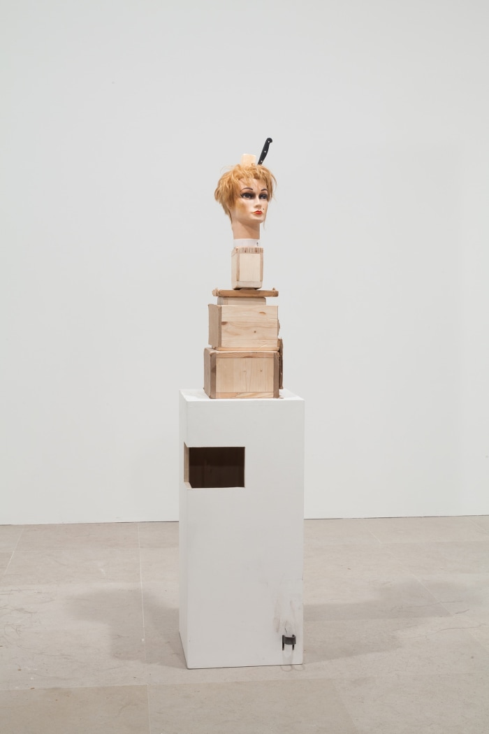 gelitin Latte Macchiato, 2012 Mixed media 77 1/4 x 16 x 18 1/2 inches (196.2 x 40.6 x 47 cm)