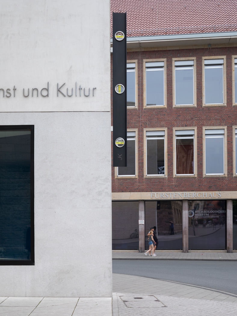 John Knight, Installation view, A Work in situ, The Skulptur Projekte 2017, Münster, Germany, 2017