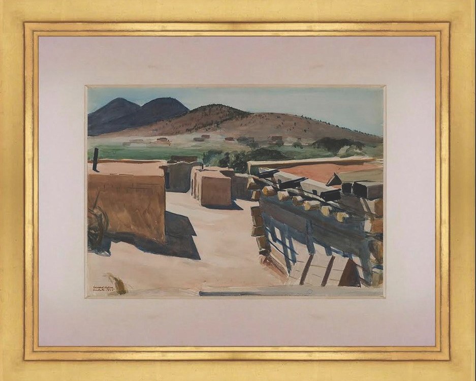 4. Edward Hopper (1882–1967) &quot;Adobe Houses, Santa Fe,&quot; d.1925, watercolor on paper, 14 x 20 inches