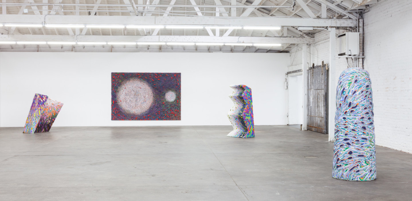 Installation view of Cutaways, Los Angeles, Venus Over Los Angeles, 2017