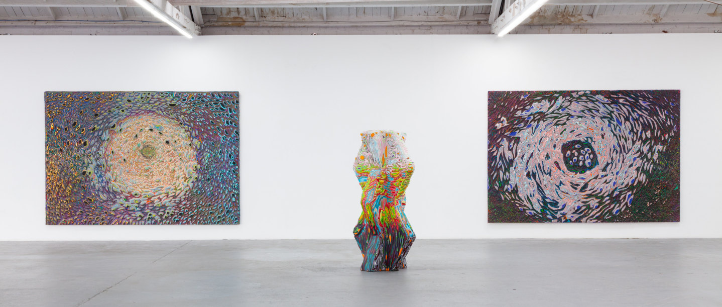 Installation view of Cutaways, Los Angeles, Venus Over Los Angeles, 2017