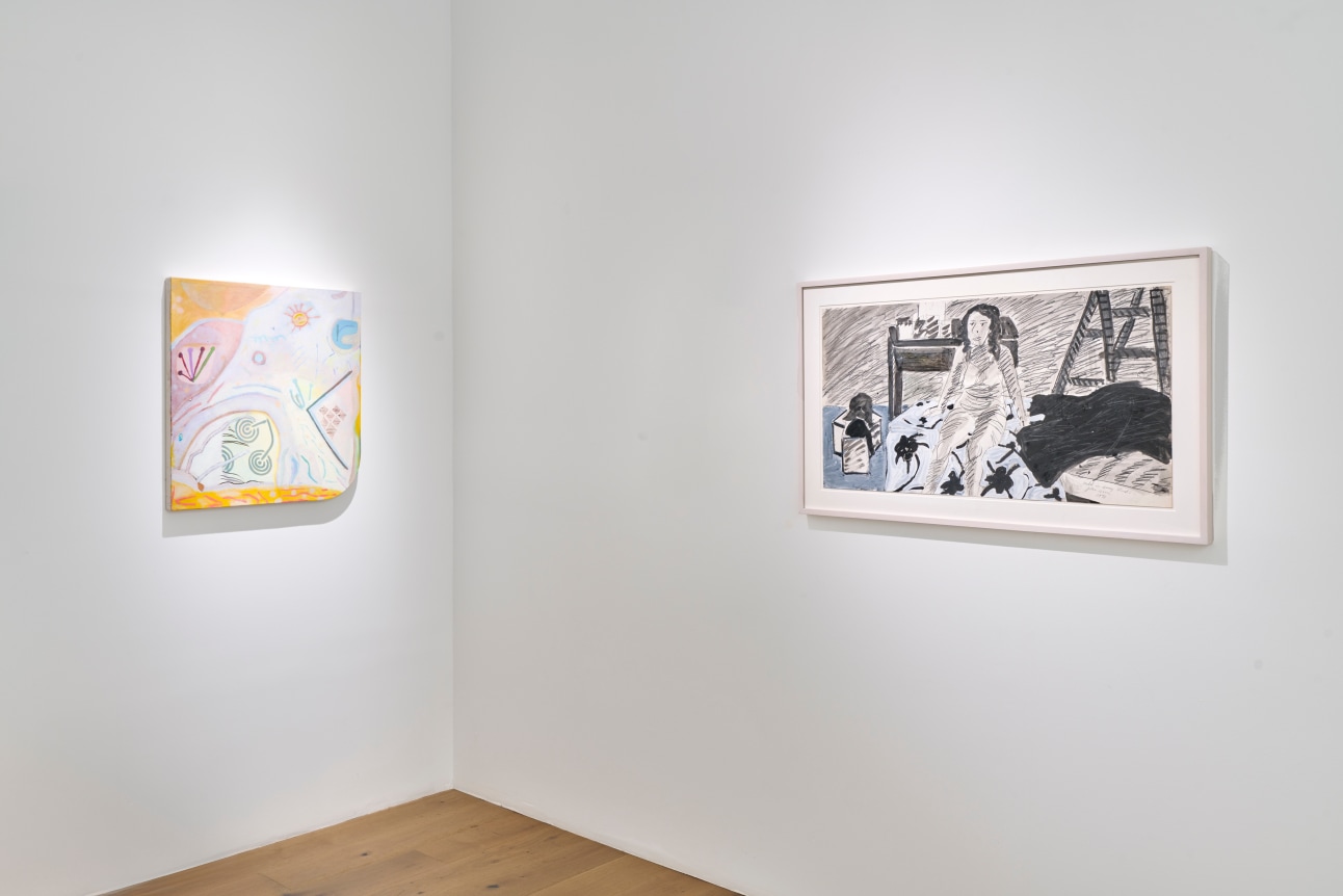 Installation view of &ldquo;Celestial Songs,&rdquo; curated by Adrianne Rubenstein, Venus Over Manhattan, New York, 2024.