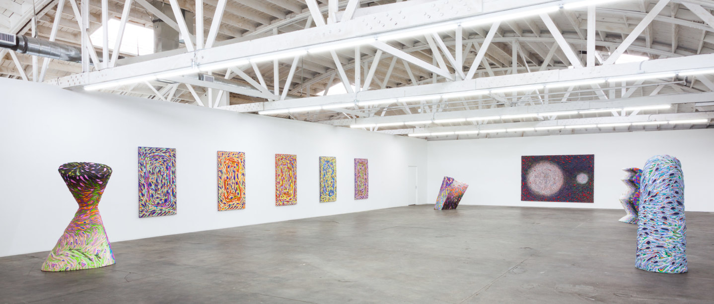 Installation view of Cutaways, Los Angeles, Venus Over Los Angeles, 2017