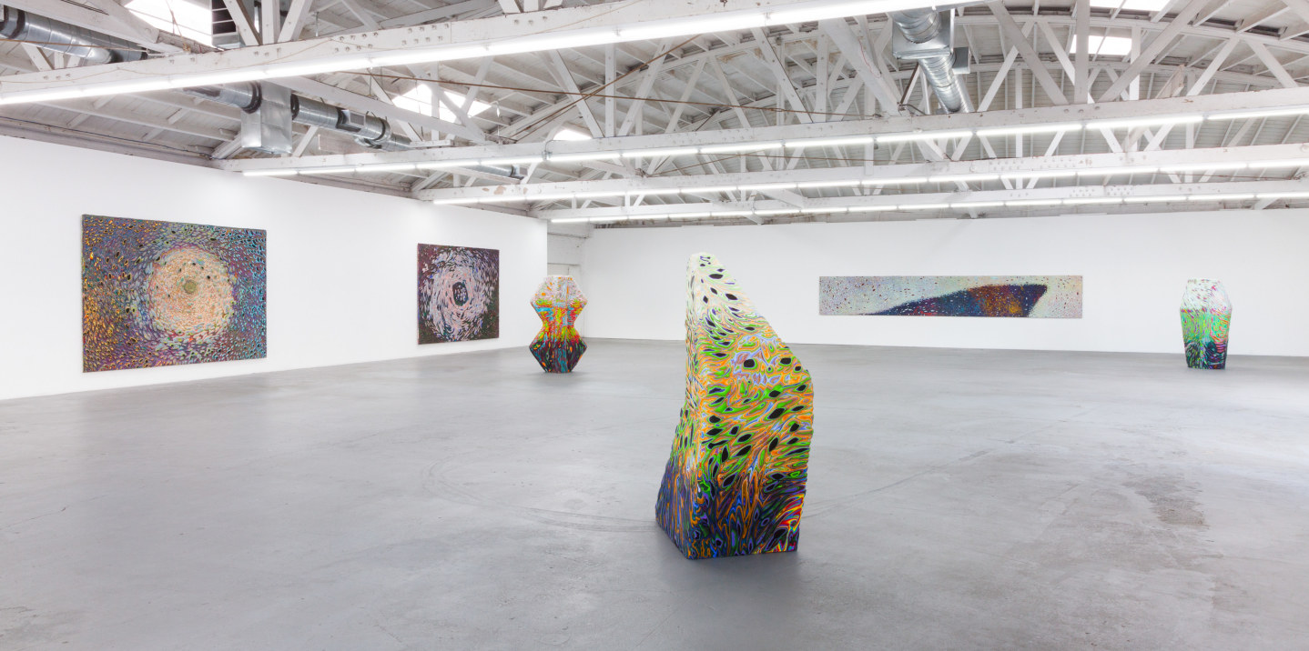 Installation view of Cutaways, Los Angeles, Venus Over Los Angeles, 2017