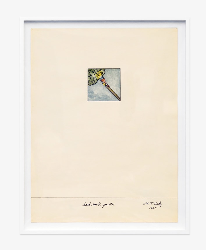 William T. Wiley Hard Rock Painter, 1967