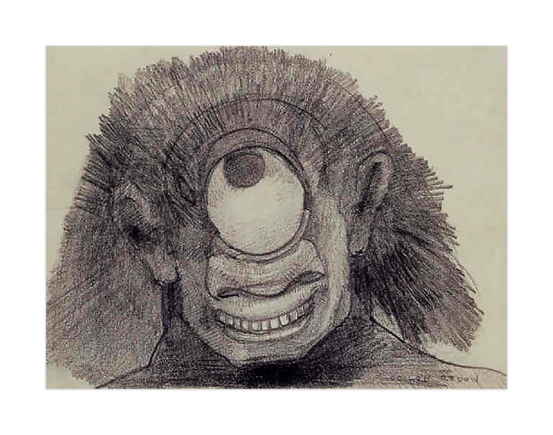 Odilon Redon Head of Cyclops