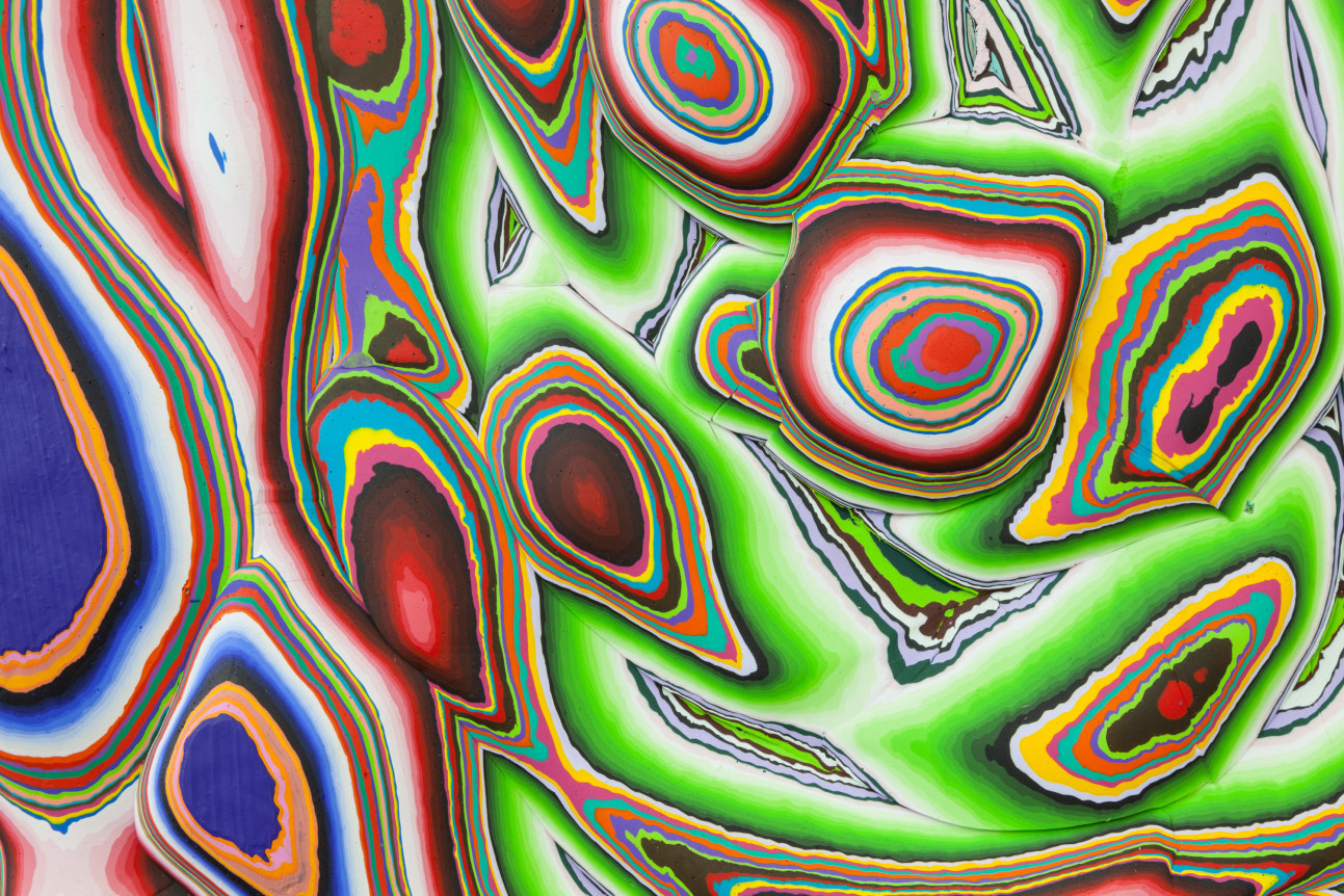 Installation view of Cutaways, Los Angeles, Venus Over Los Angeles, 2017