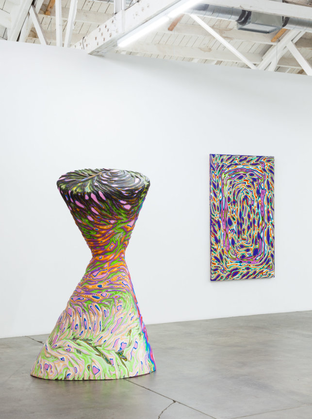 Installation view of Cutaways, Los Angeles, Venus Over Los Angeles, 2017