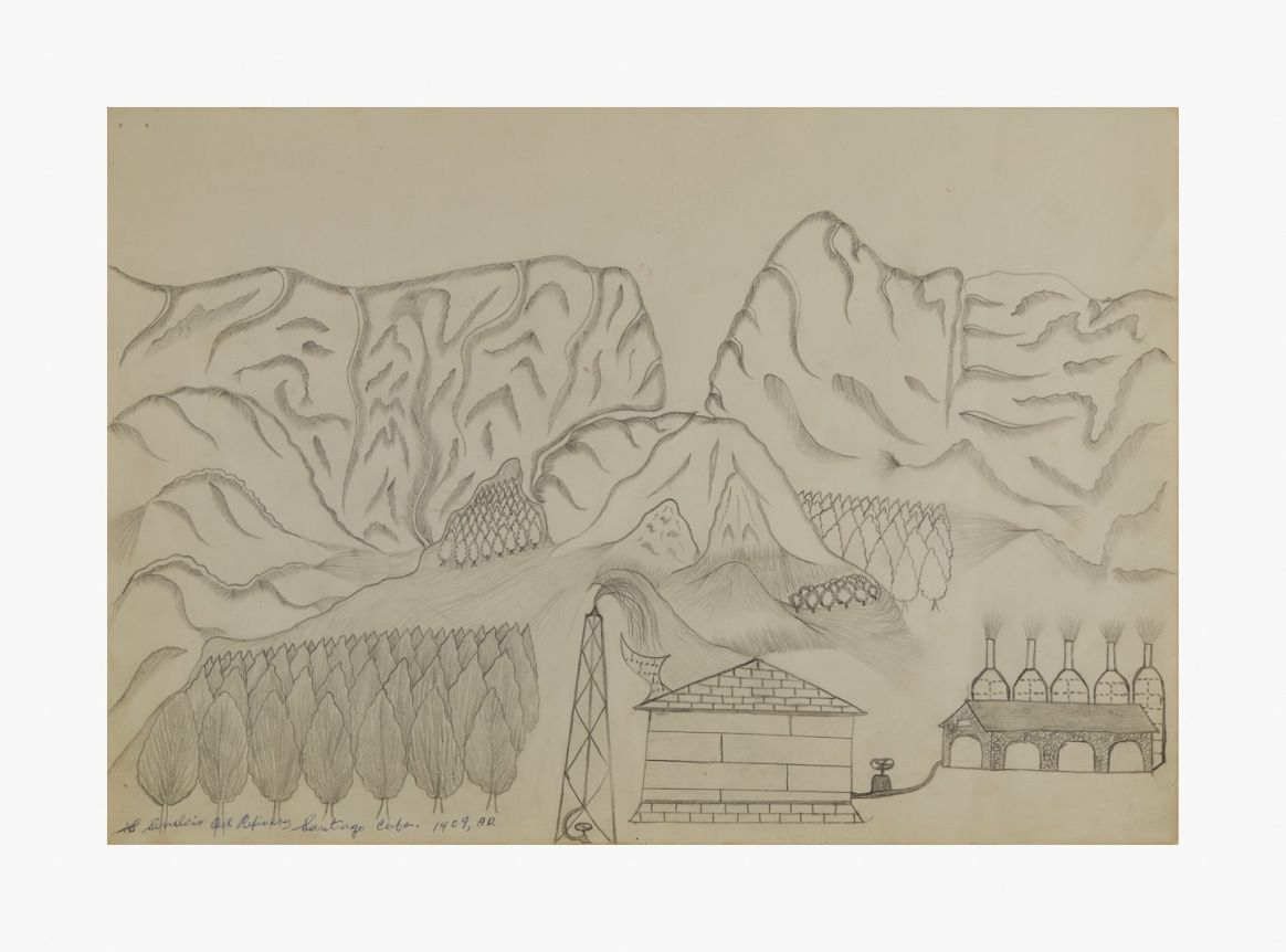 Joseph Elmer Yoakum A Sinclair Oil Refinery, Santiago Cuba, n.d.