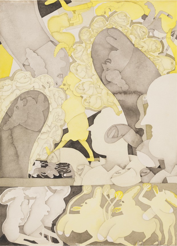 Gladys Nilsson, Studee: 1 of 2 - Blk & Y, 1969