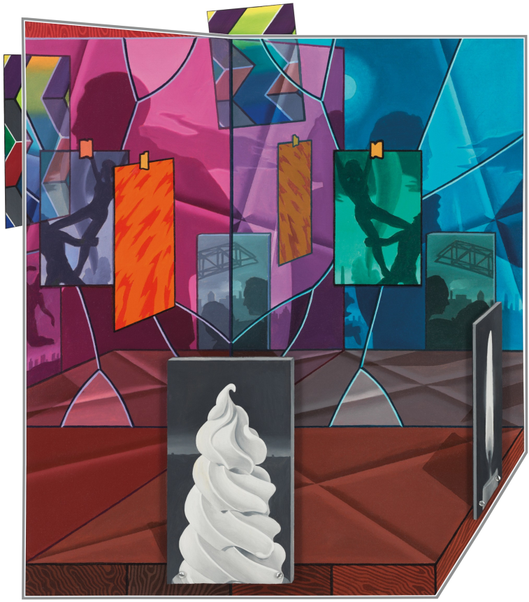 Second Sight, 1986, Oil on canvas over wood