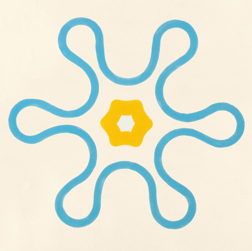 Arcturus, 1963 Oil-based enamel on canvas
