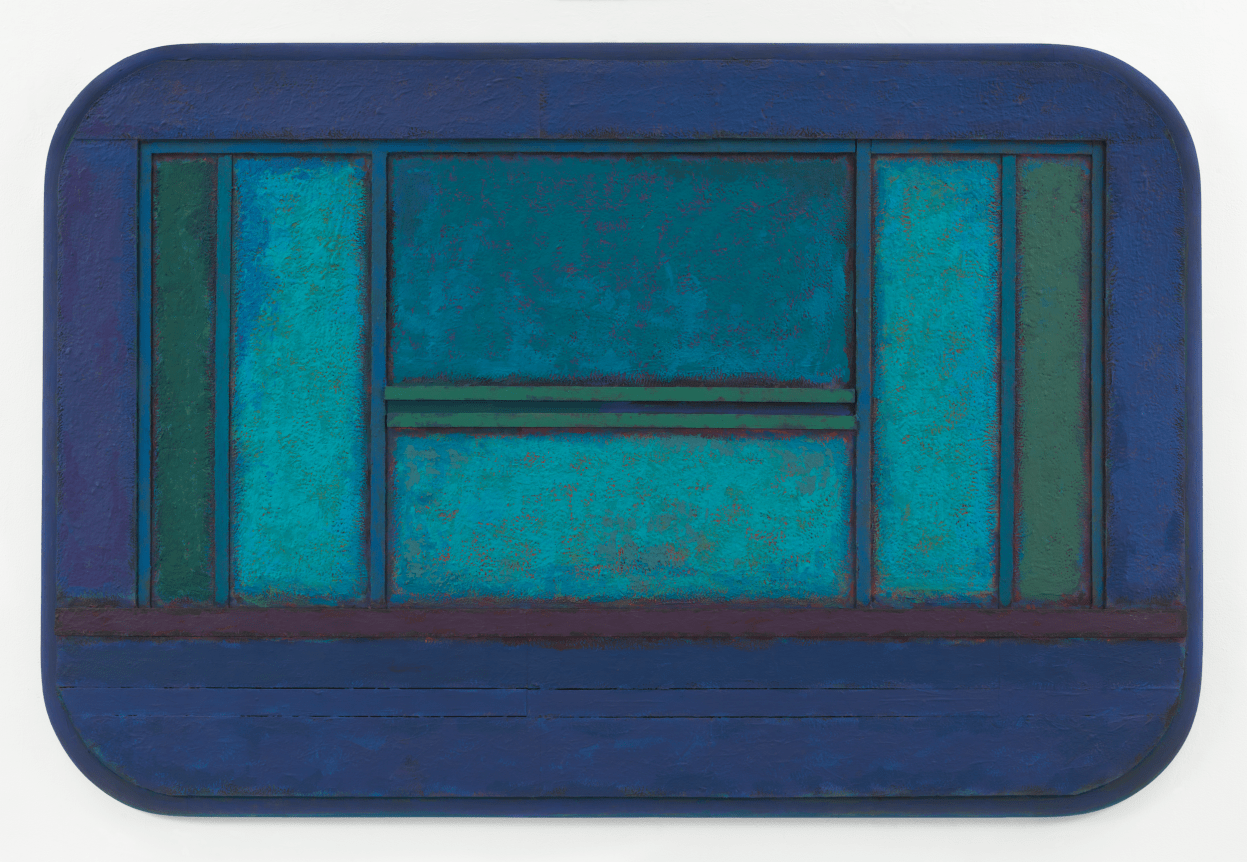 Forest, 1984, Casein and modeling paste on wood