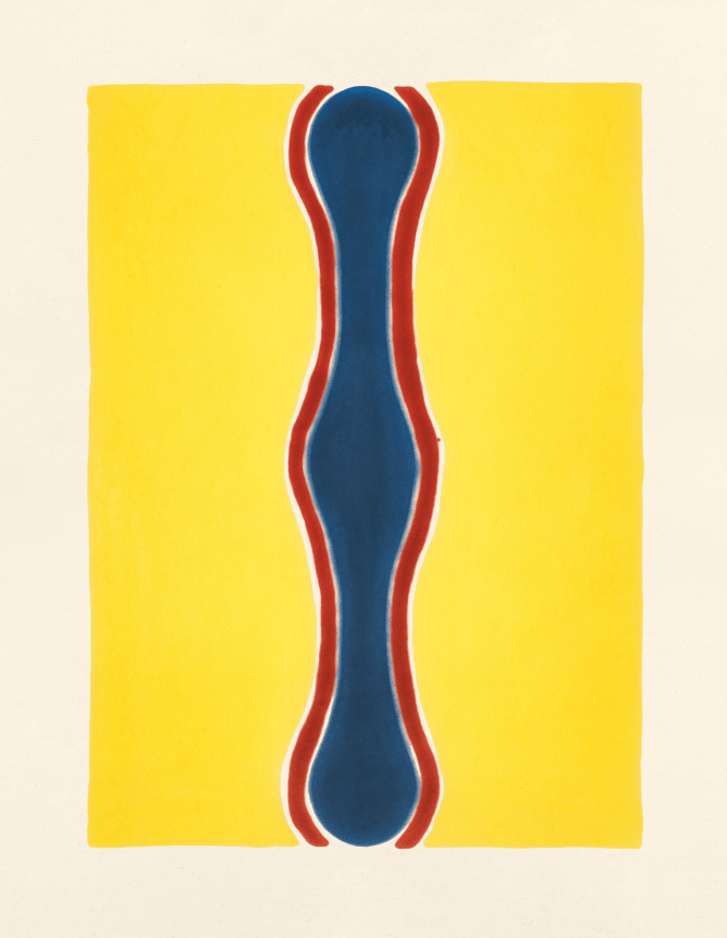Pijai, 1962, Oil-based enamel on canvas
