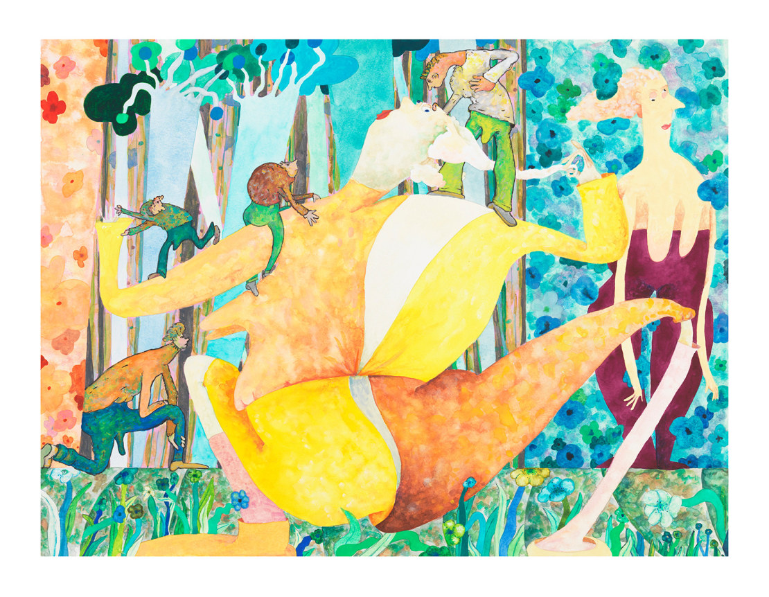 Gladys Nilsson, Flower Beds, 2022