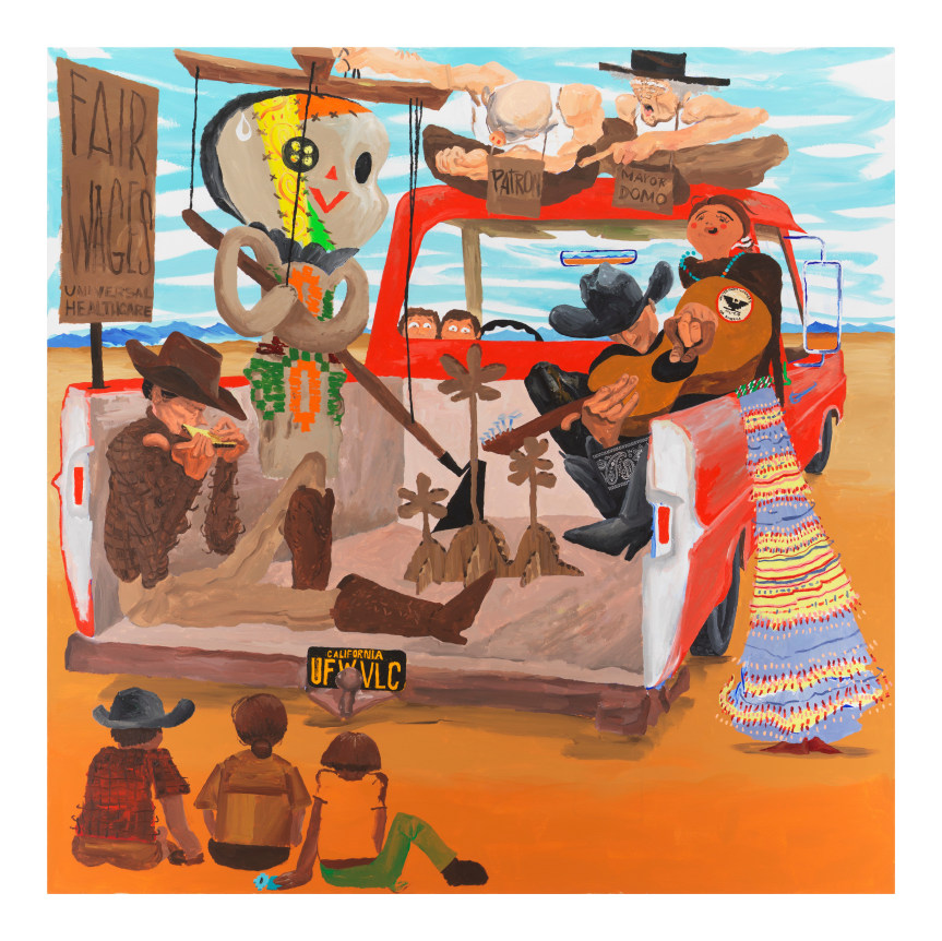 Teatro Campesino, 2023, Acrylic on canvas