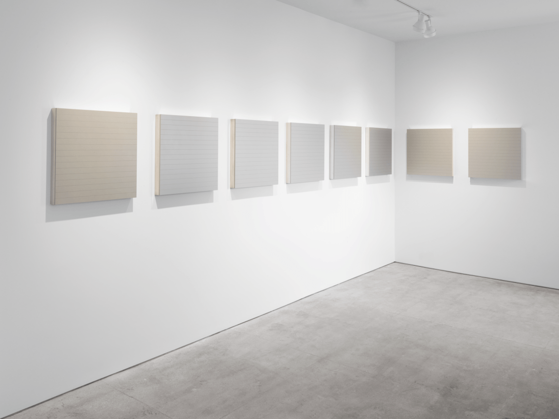 Untitled, 1992/2012 Metallic paint on Bakelite mounted to aluminum