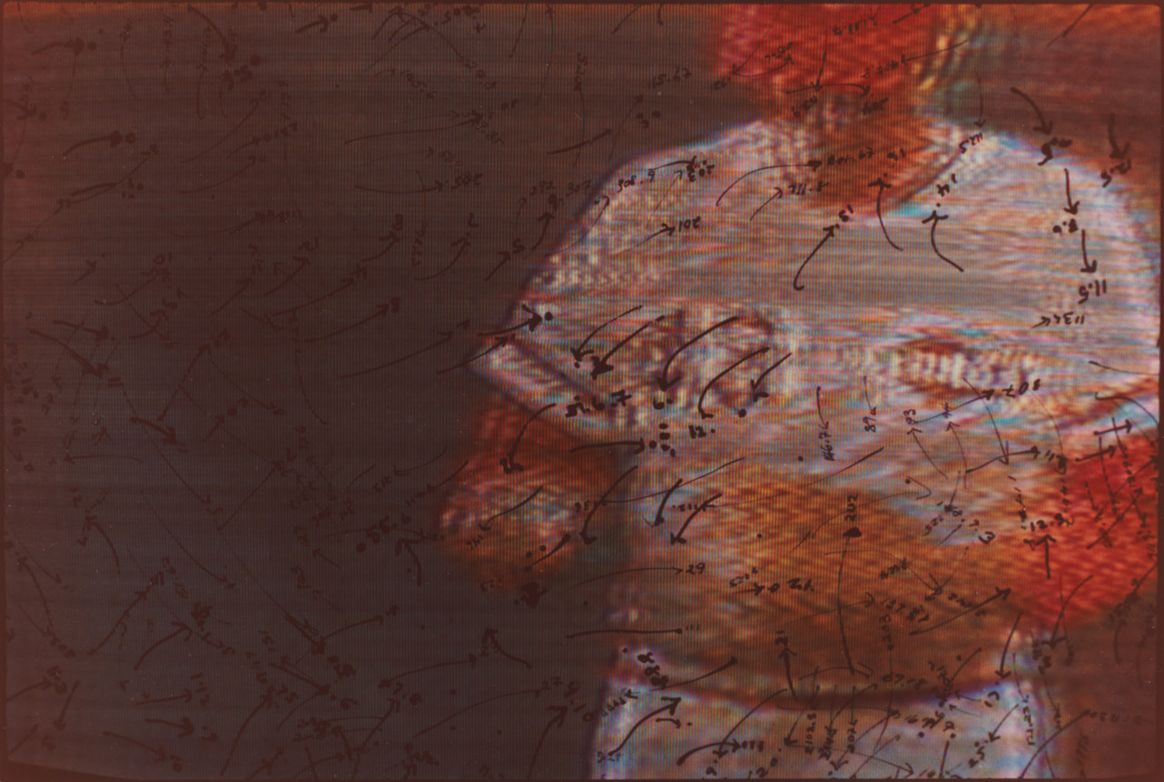 Video Drawings: Baseball, 1976, Chromogenic print