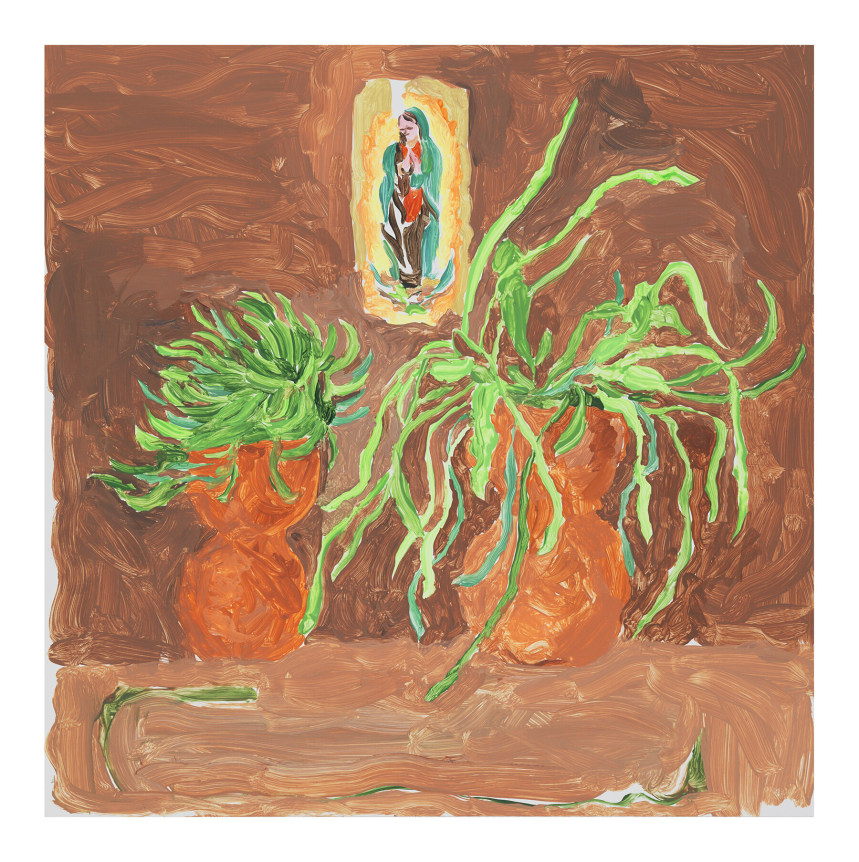 Virgen, 2020, Acrylic on panel