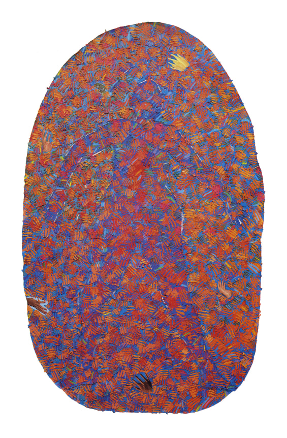Autobiography: Fire (Suttee), 1986–1987, Mixed media on canvas
