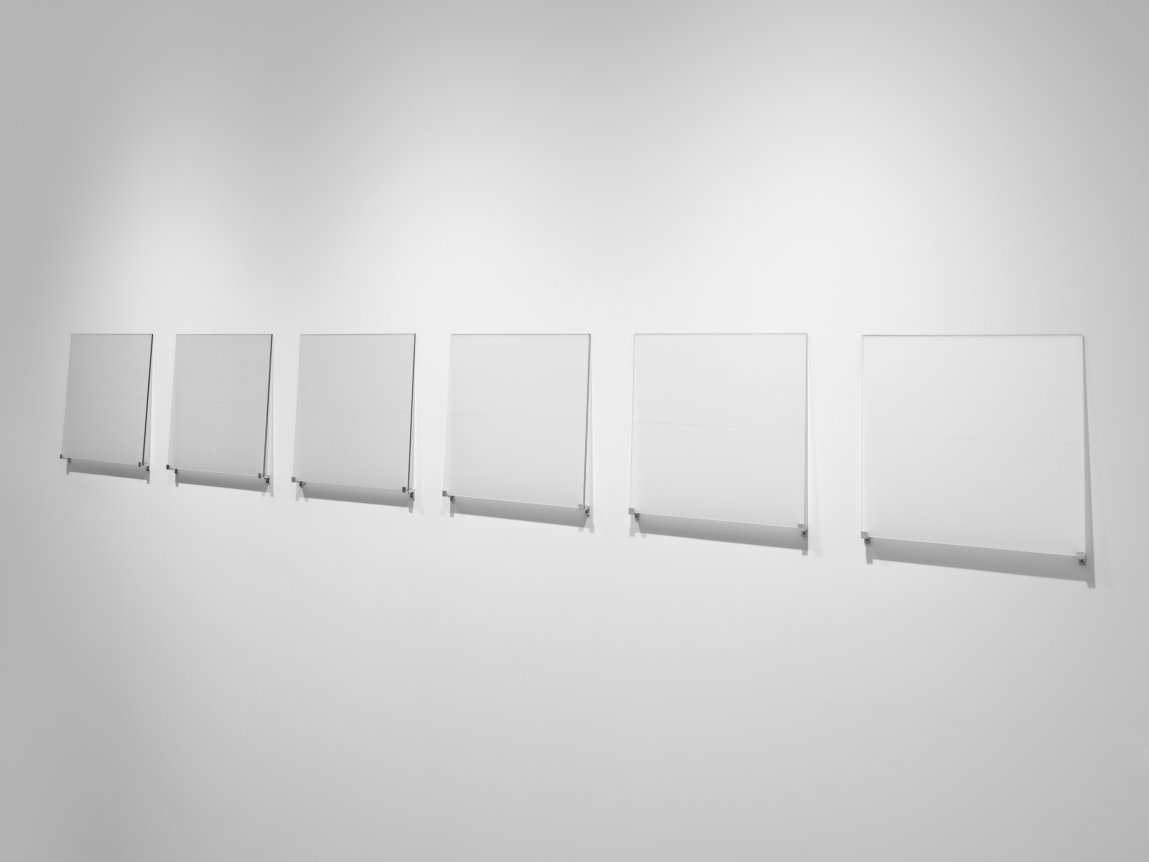Untitled, 1992/2012 Metallic paint on Bakelite mounted to aluminum
