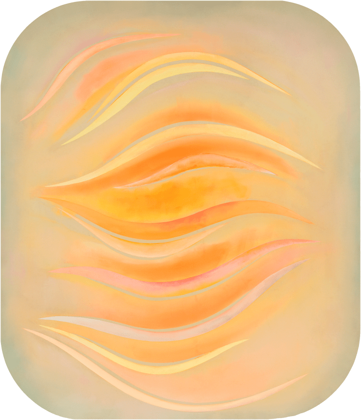 Bloom for Tony Smith, 1971, Acrylic on canvas
