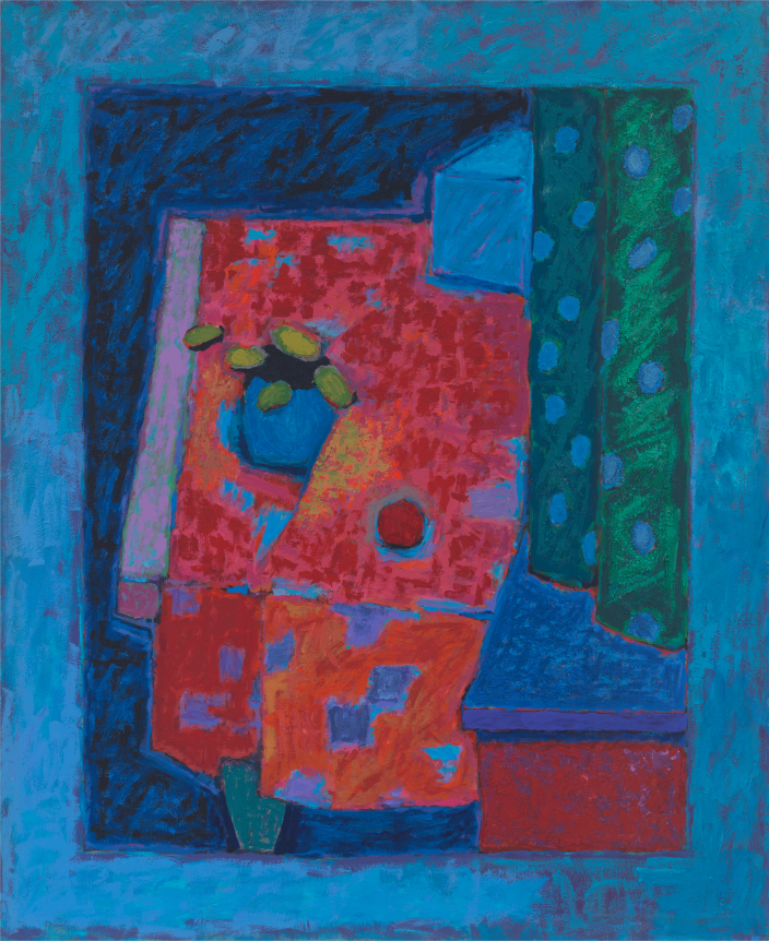 Untitled, 1985–1987, Casein and modeling paste on wood