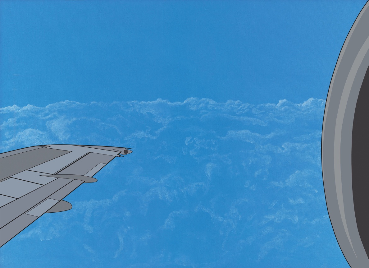 Wing and Cowl, 1982, Acrylic on canvas