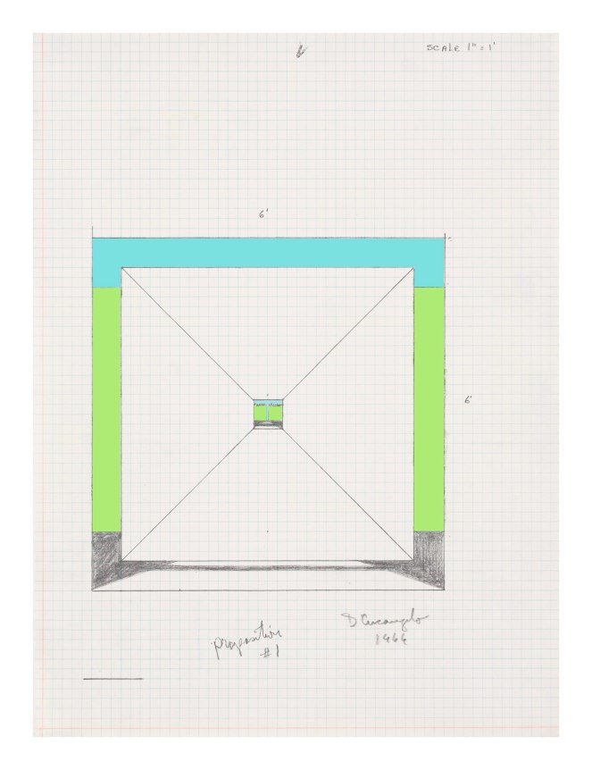 Allan D'Arcangelo , Study for Proposition #1, 1966