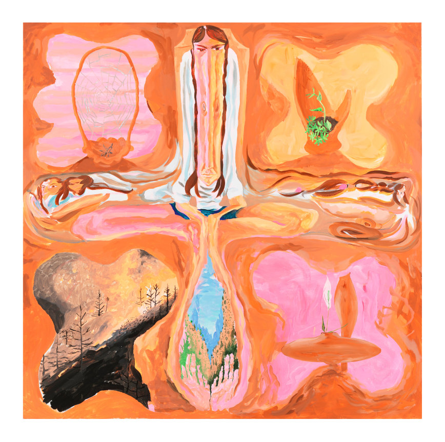 Conocimientos, 2020, Acrylic on canvas