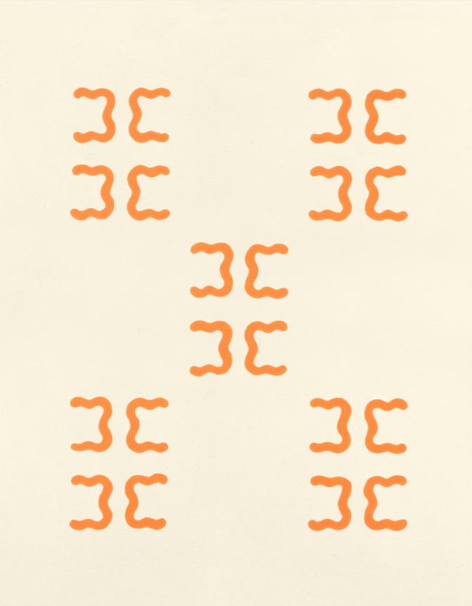 Alpharatz, 1964 Oil-based enamel on canvas