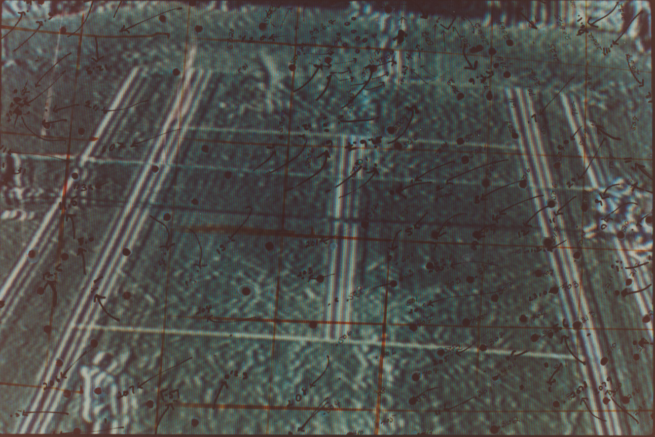 Video Drawings: Tennis, 1975, Chromogenic print