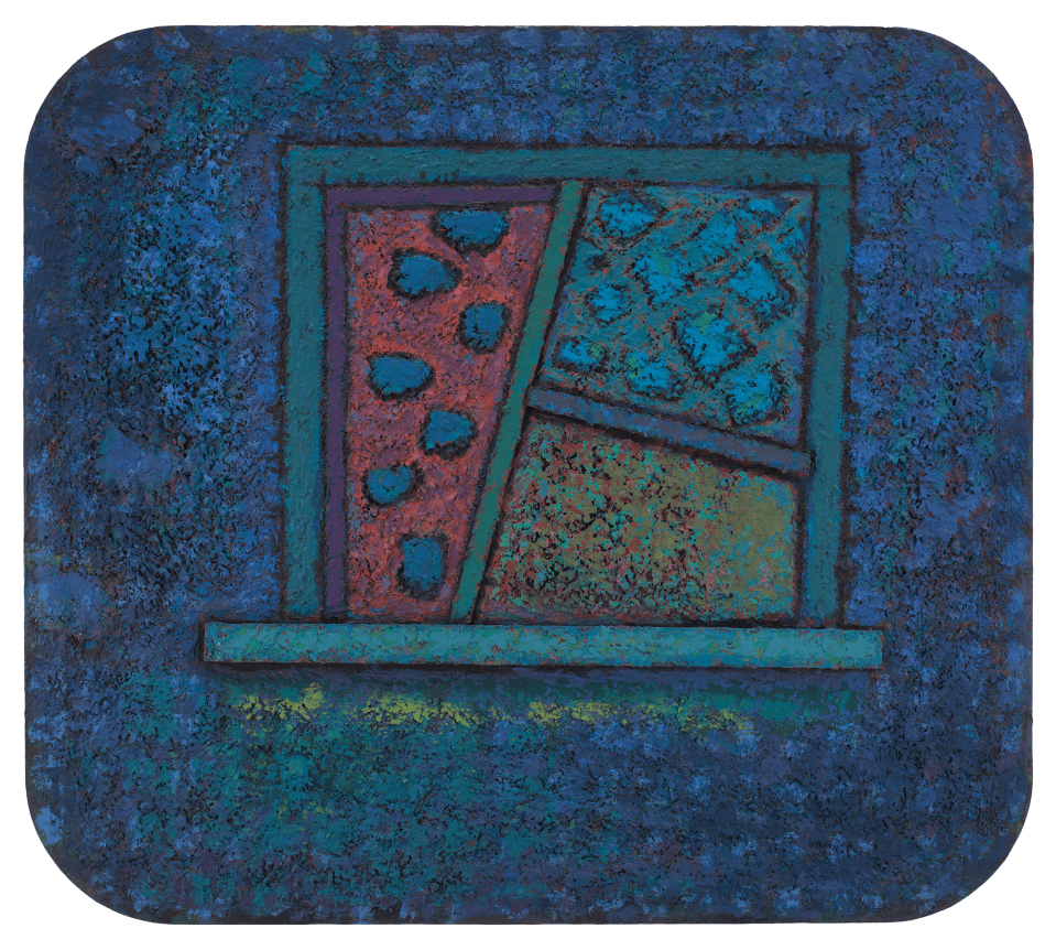Untitled, 1983–1984, Casein and modeling paste on wood