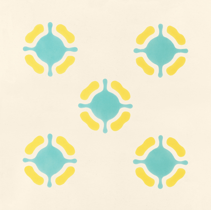 Untitled, 1964 Oil-based enamel on canvas