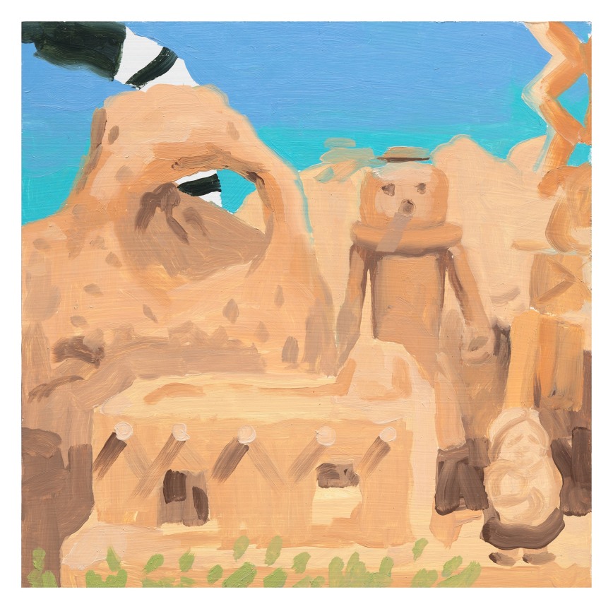 Pueblo, 2017 Oil on masonite