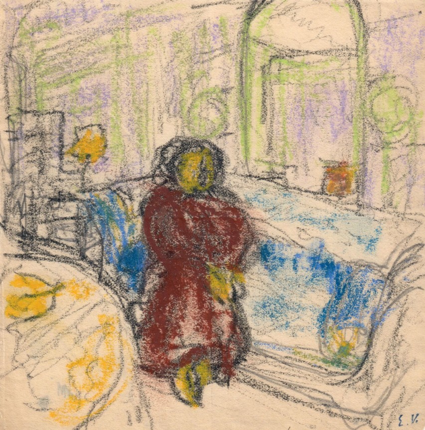 Edouard Vuillard  Study for the Portrait of Marcelle Aron (IX-233), c. 1913