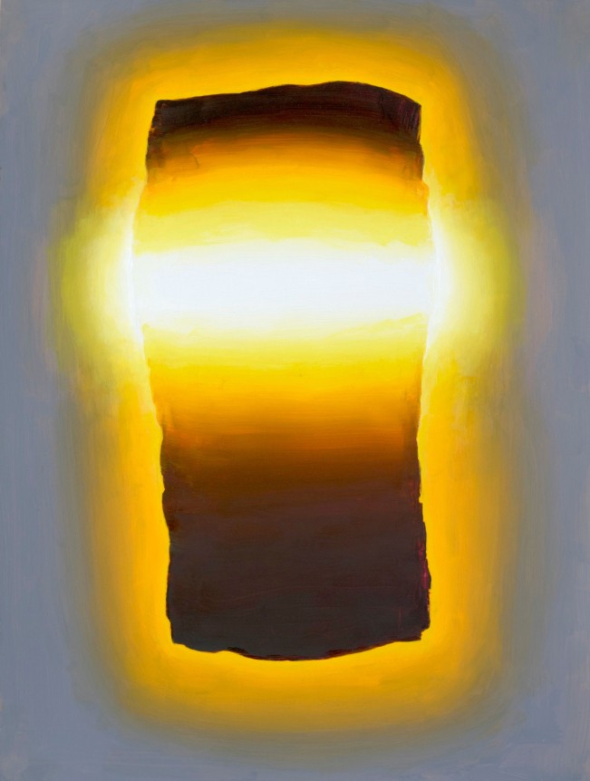 Gerard Mosse,  Paper Painting F17, 2015-16  24 x 18 inches Oil on vellum mounted on matte board