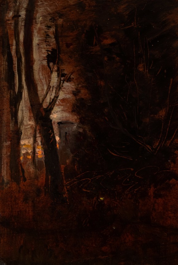 Jean-Baptiste-Camille Corot&nbsp;, Evening - A Sketch, c. 1872-3