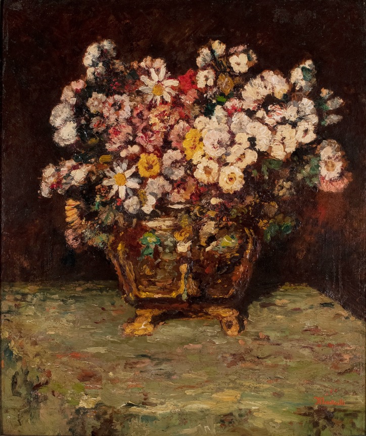 Adolphe Monticelli  La Jardiniere Fleurie, c. 1872