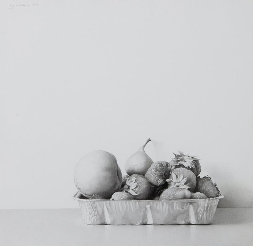 Josep Santilari Perarnau    Summer Fruit, 2007    Graphite pencil on Scholler cardboard 12 3/8 × 12 5/8 inches