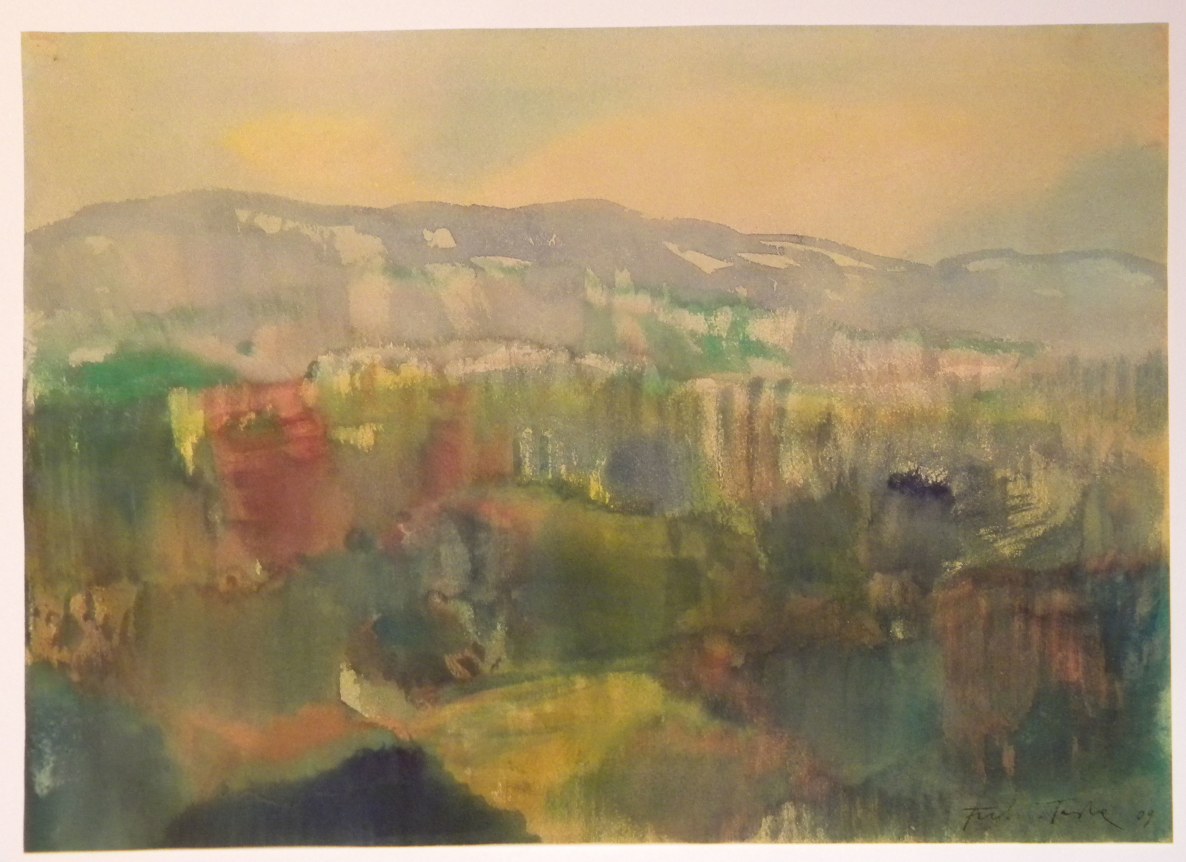 Fulvio Testa, Untitled 22, 2009    Watercolor on paper 11 1/8 x 15 3/8 inches